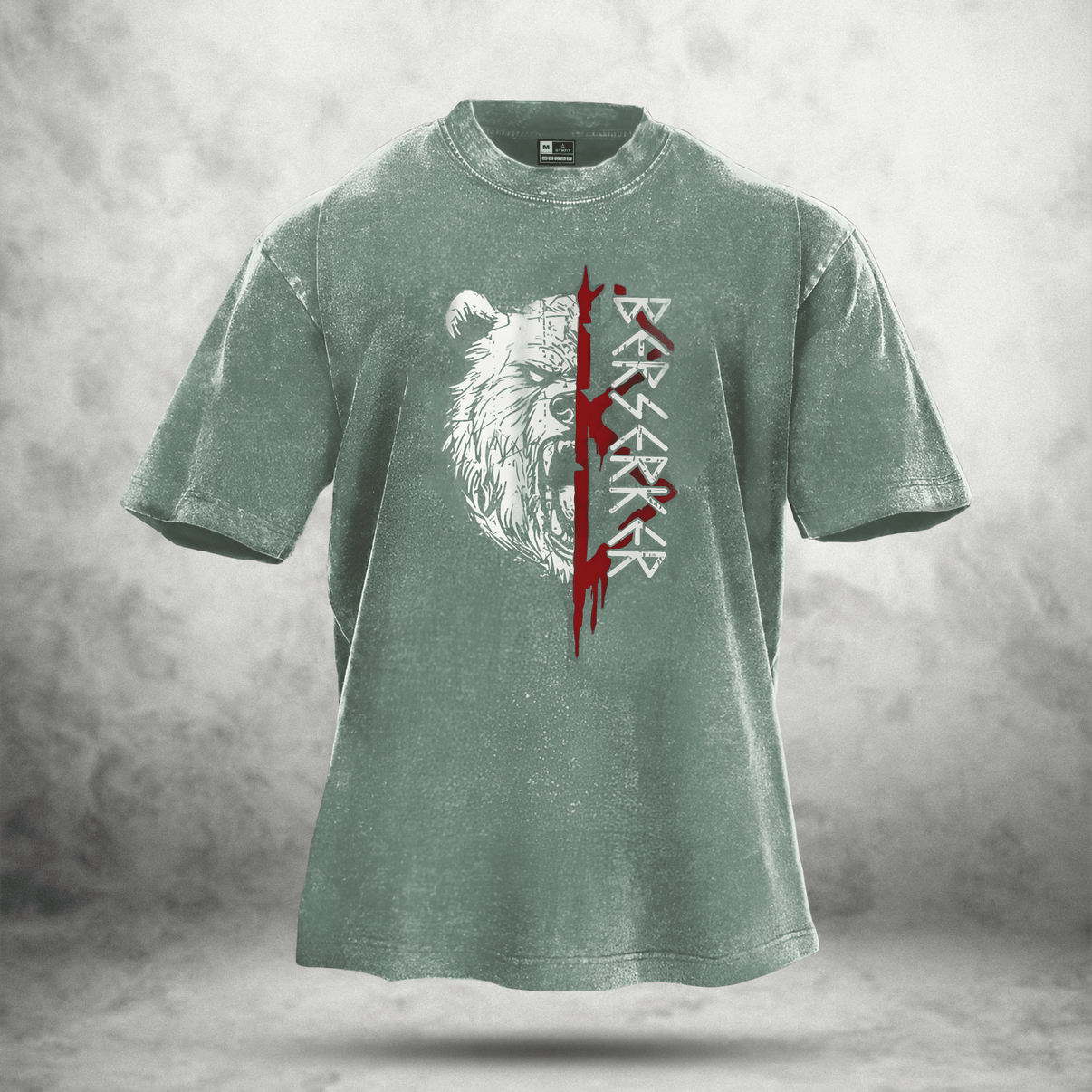 KOSZULKA BEAR RITUAL WASHED - Ironfit PL