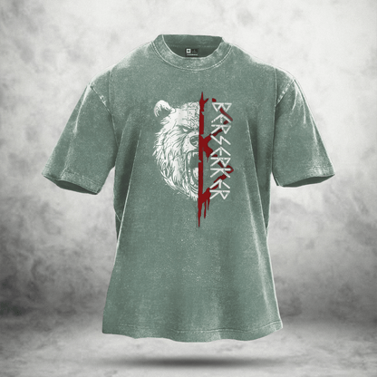 KOSZULKA BEAR RITUAL WASHED - Ironfit PL
