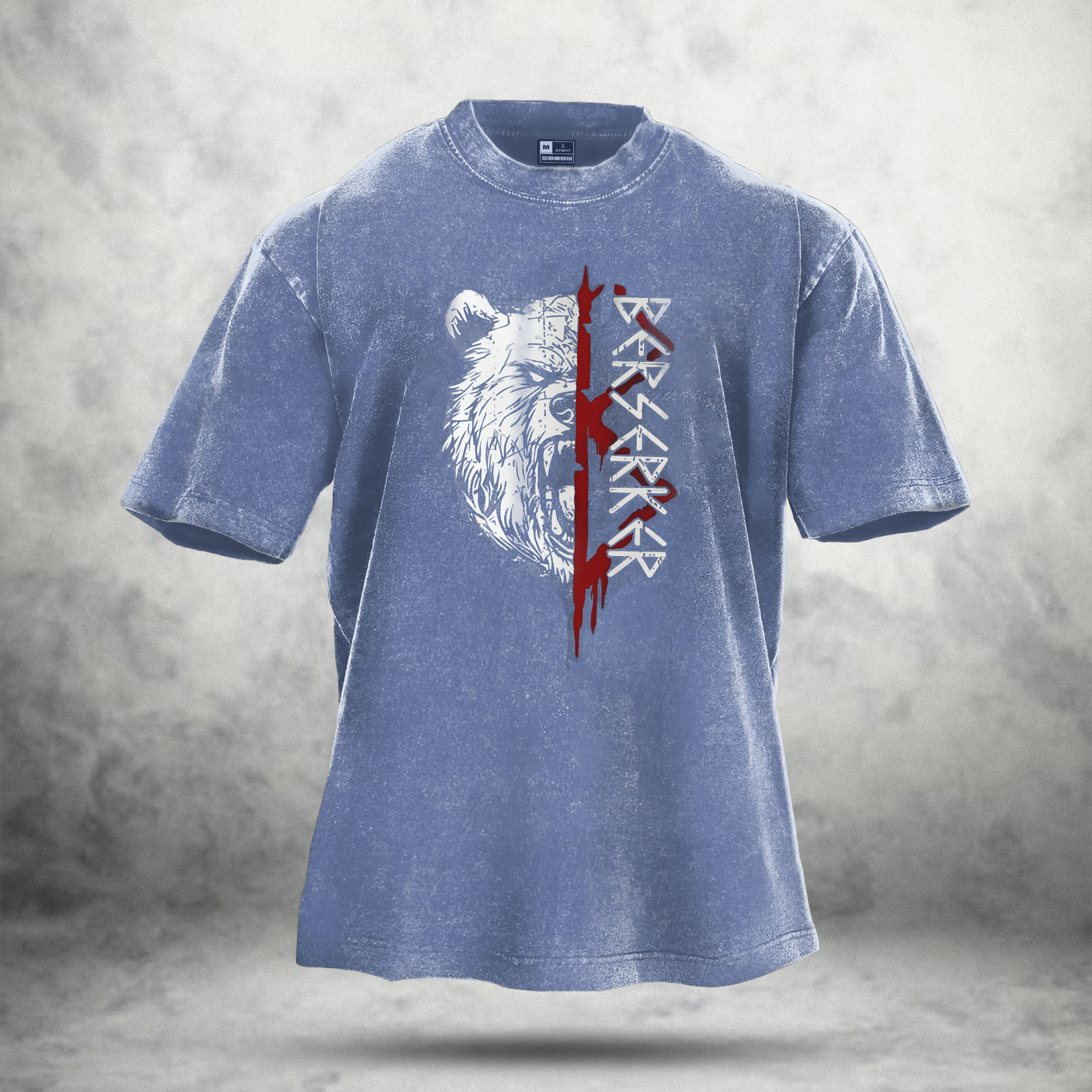 KOSZULKA BEAR RITUAL WASHED - Ironfit PL