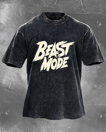 KOSZULKA BEAST MODE WASHED - Ironfit PL