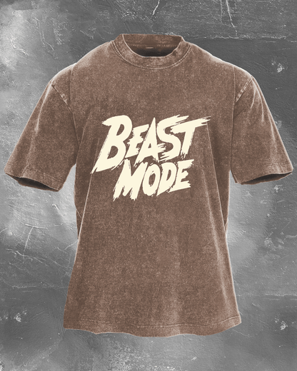 KOSZULKA BEAST MODE WASHED - Ironfit PL