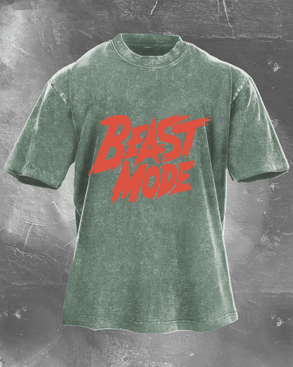 KOSZULKA BEAST MODE WASHED - Ironfit PL
