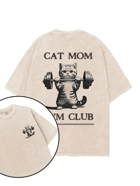 KOSZULKA CAT MOM GYM CLUB - Ironfit PL