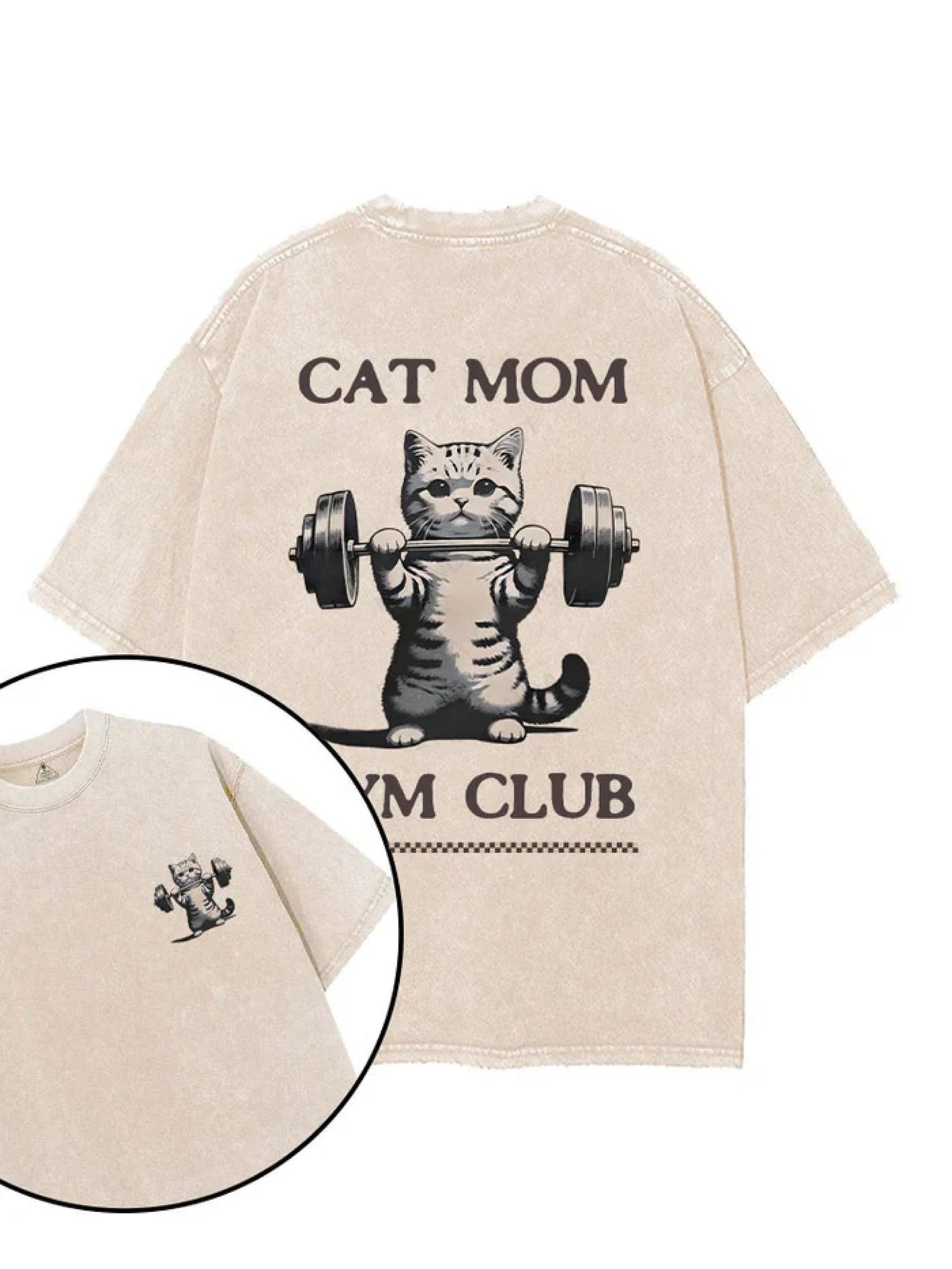 KOSZULKA CAT MOM GYM CLUB - Ironfit PL