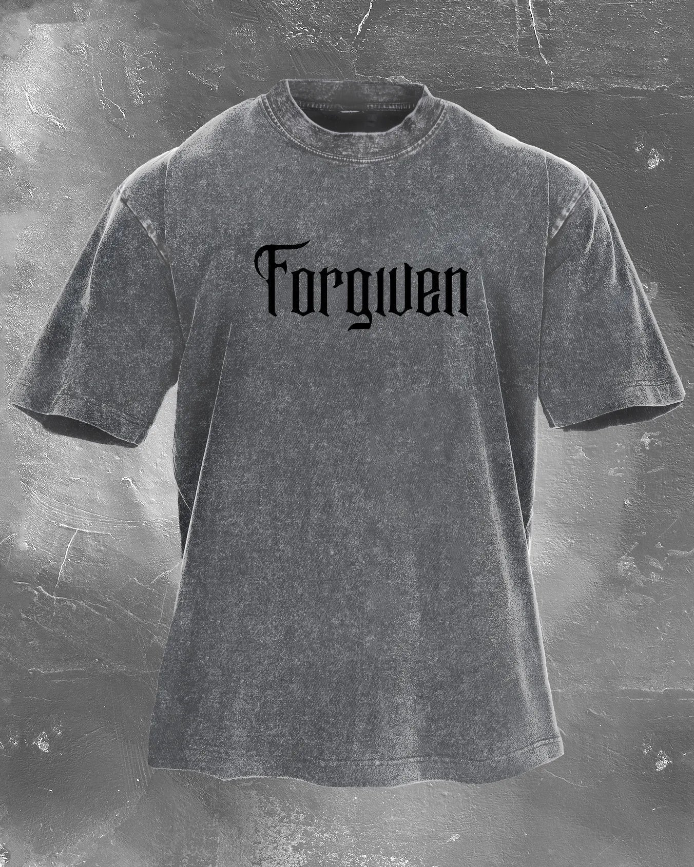 KOSZULKA CHRISTWHO LIVES IN ME WASHED - Ironfit PL