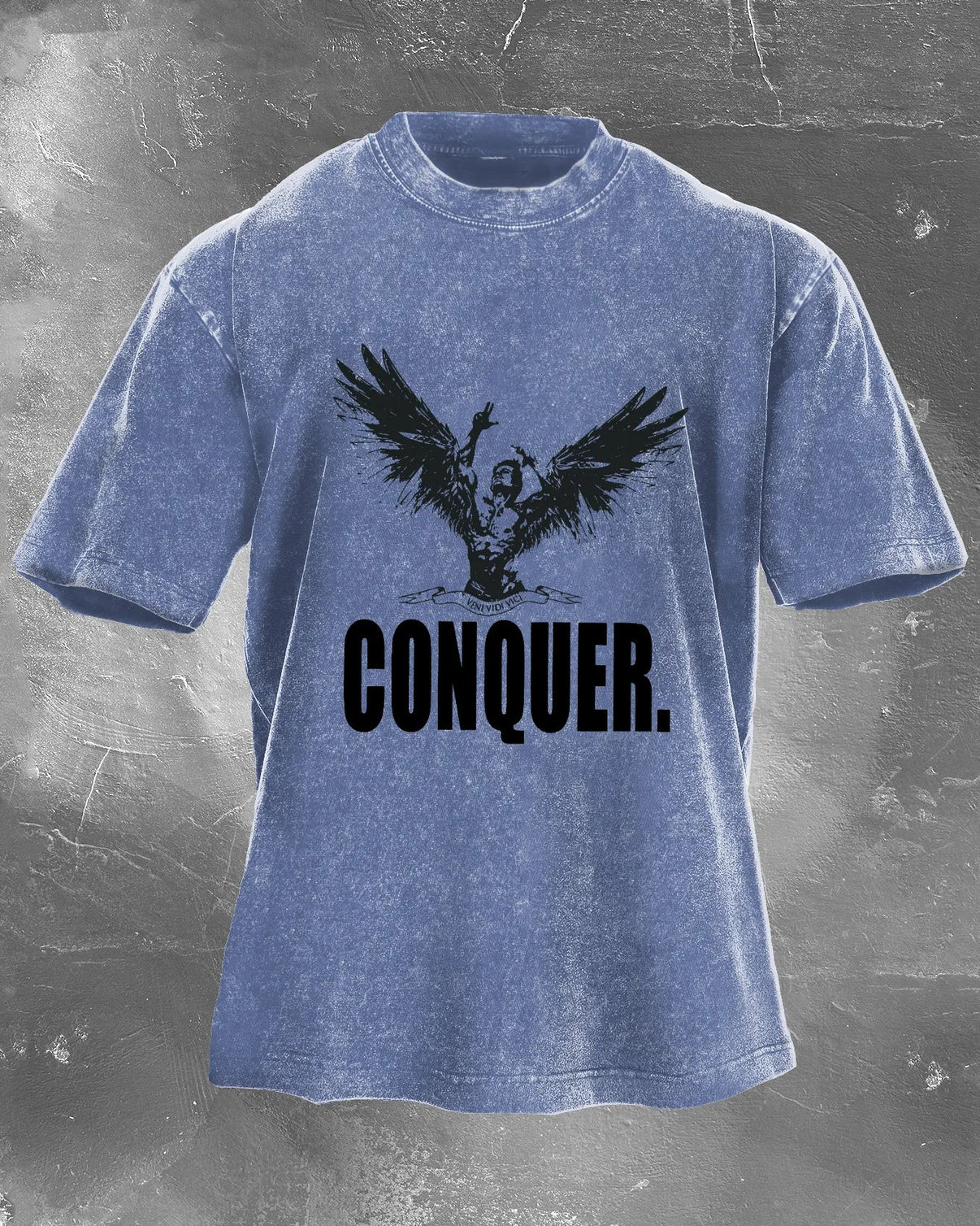 KOSZULKA CONQUER MEN'S WASHED - Ironfit PL