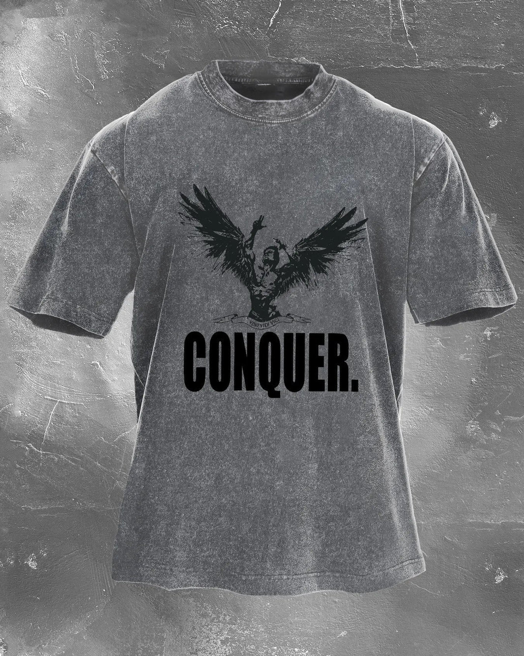 KOSZULKA CONQUER MEN'S WASHED - Ironfit PL