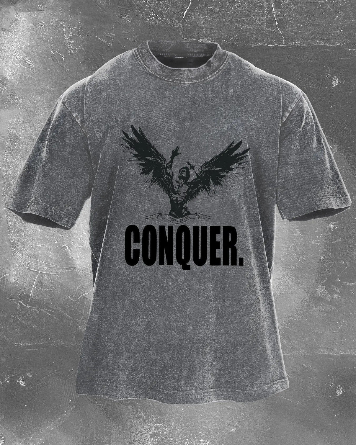 KOSZULKA CONQUER MEN'S WASHED - Ironfit PL