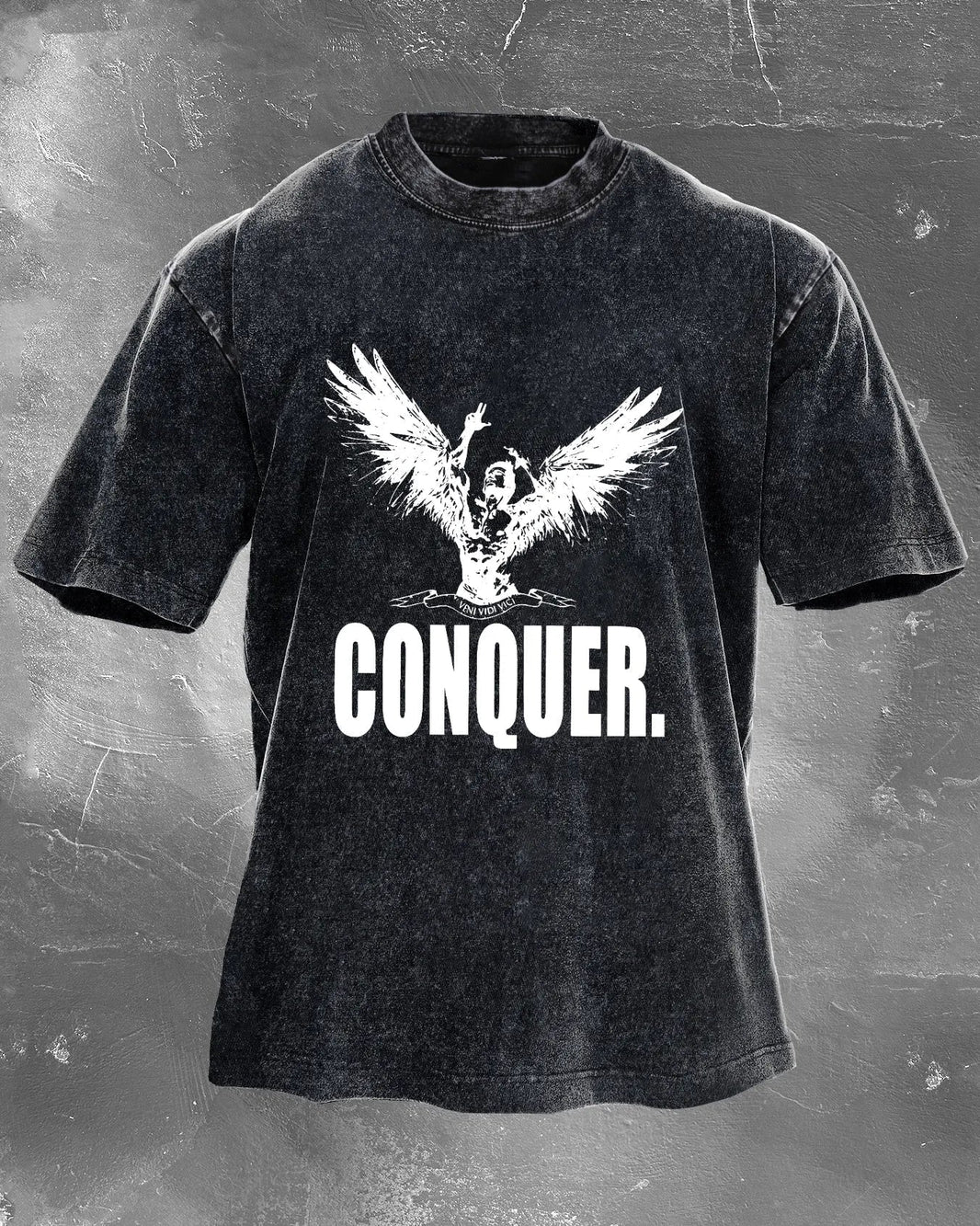 KOSZULKA CONQUER MEN'S WASHED - Ironfit PL