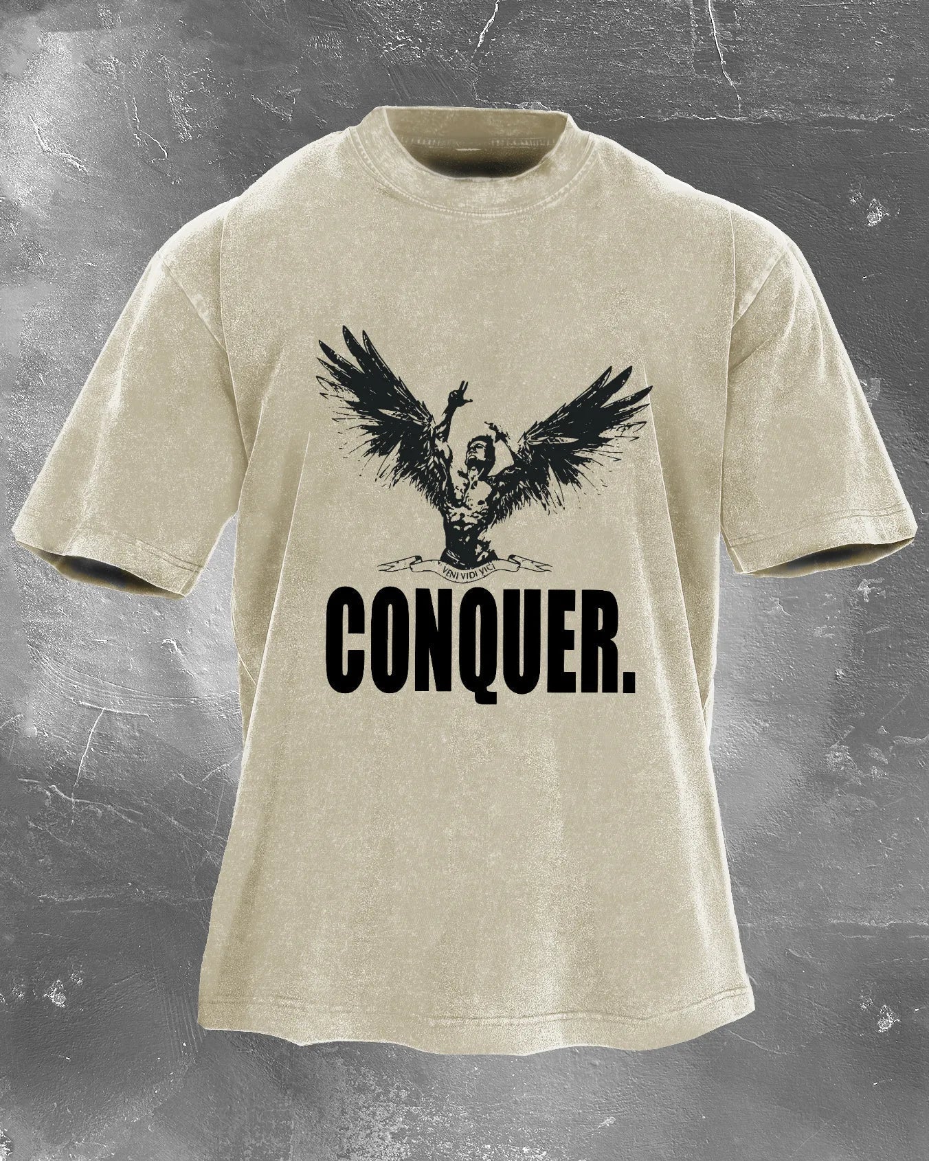 KOSZULKA CONQUER MEN'S WASHED - Ironfit PL