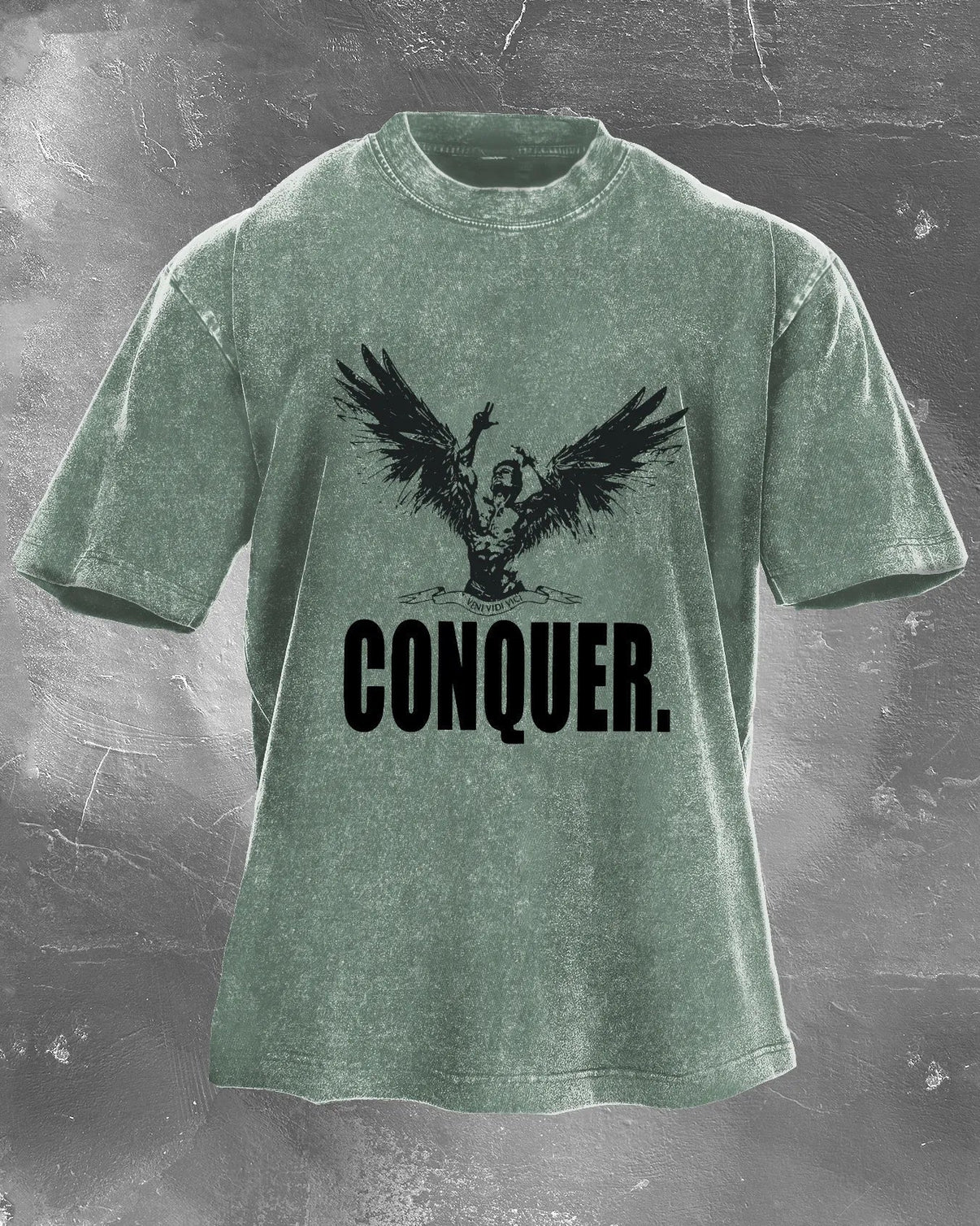KOSZULKA CONQUER MEN'S WASHED - Ironfit PL