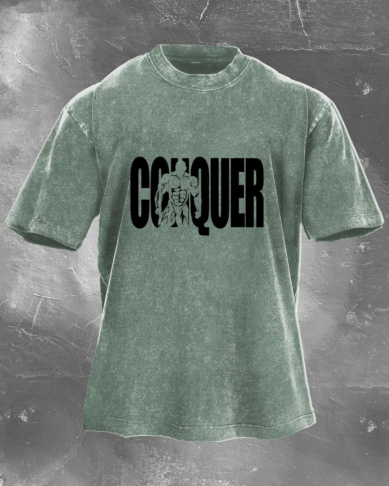 Koszulka CONQUER Męska WASHED - Ironfit PL
