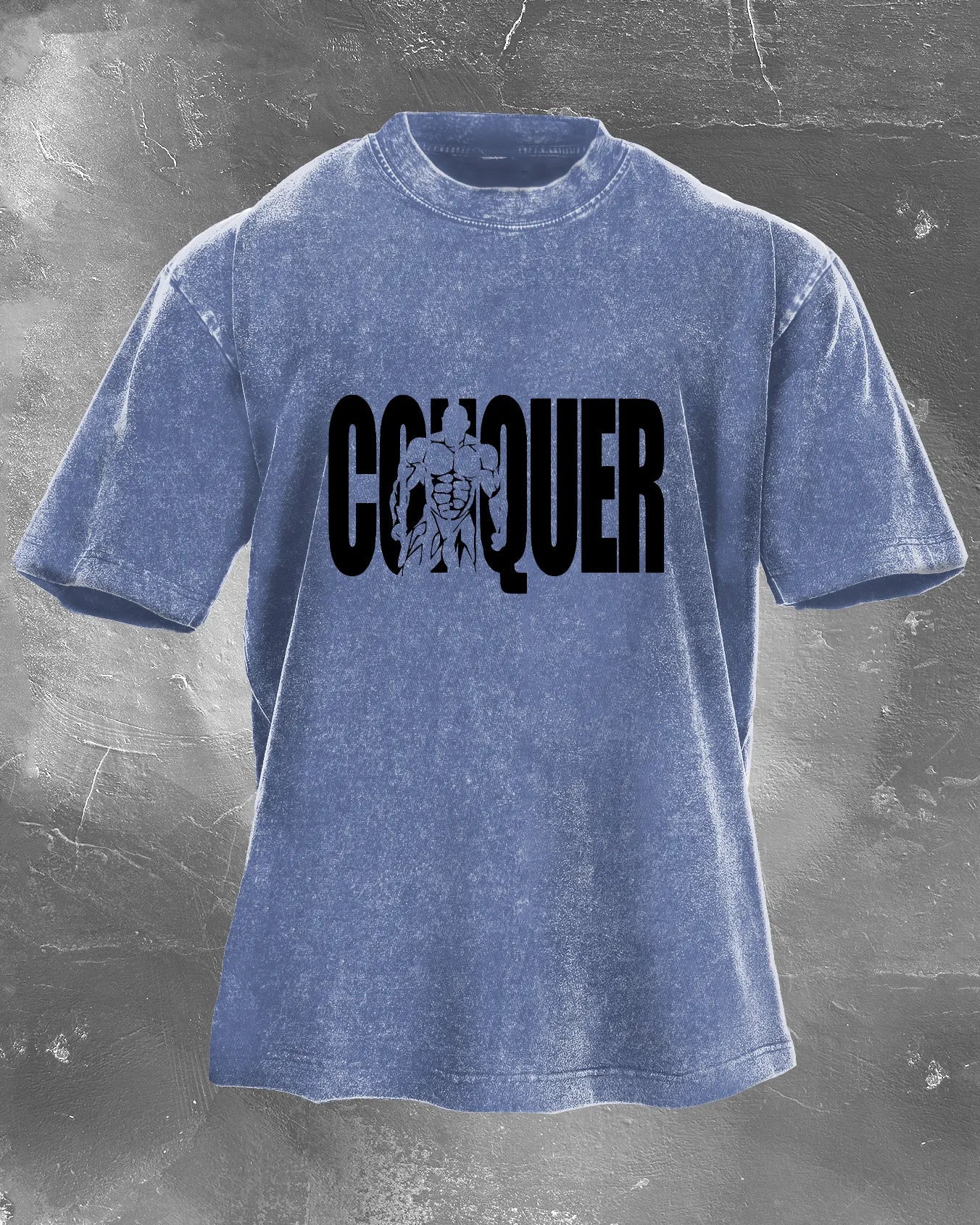 Koszulka CONQUER Męska WASHED - Ironfit PL