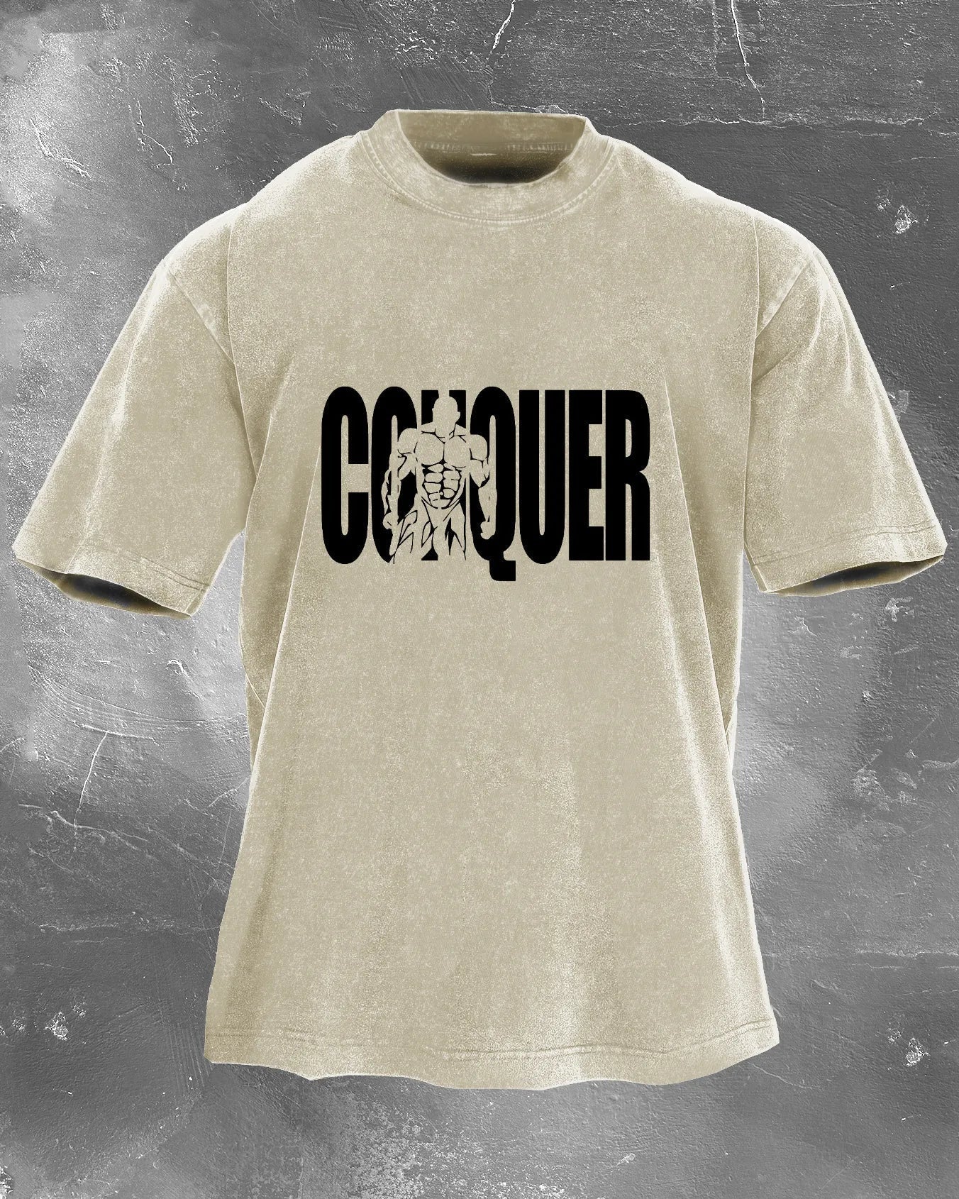 Koszulka CONQUER Męska WASHED - Ironfit PL