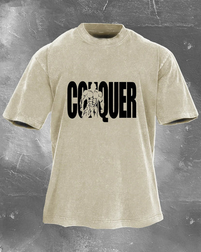 Koszulka CONQUER Męska WASHED - Ironfit PL