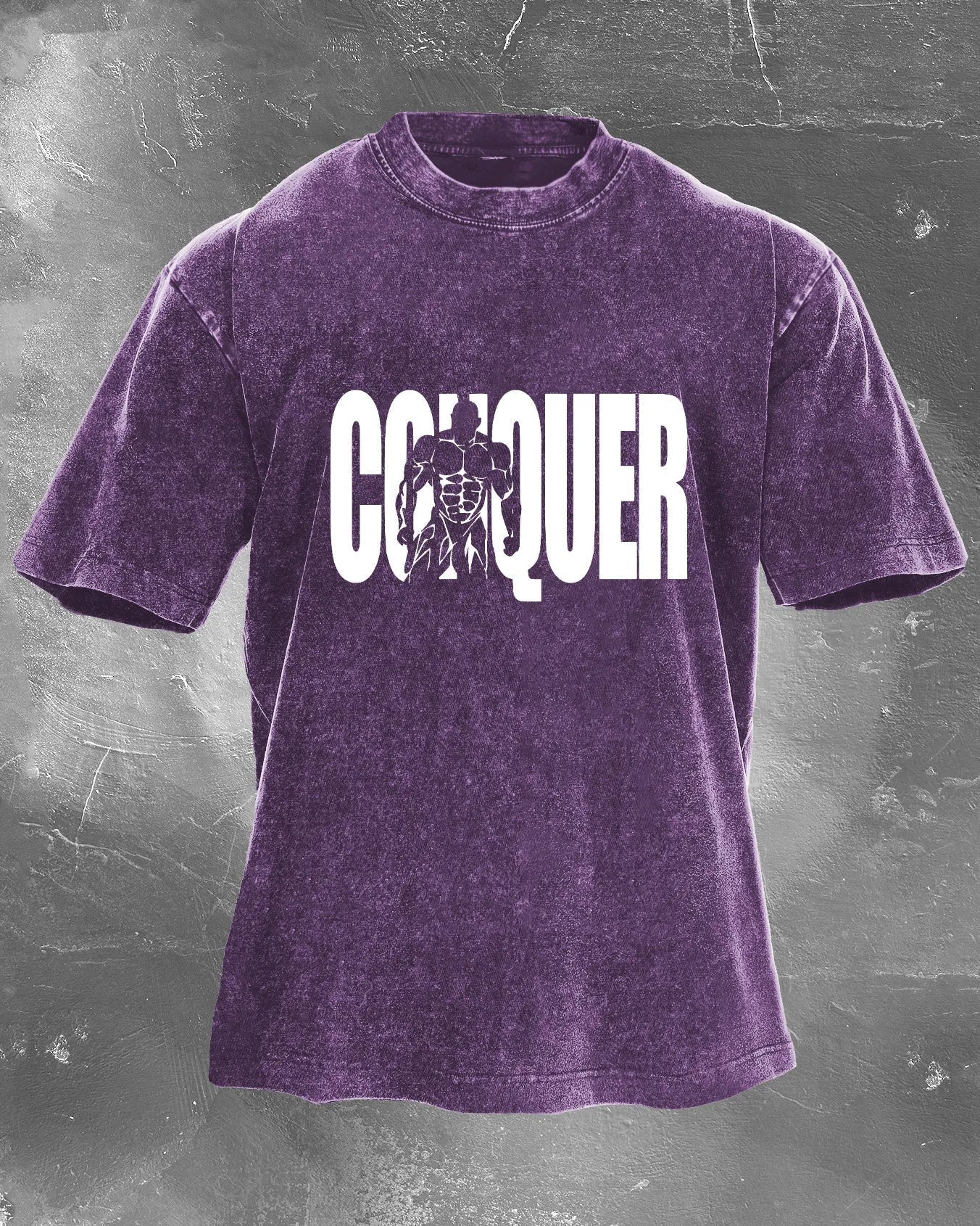 Koszulka CONQUER Męska WASHED - Ironfit PL