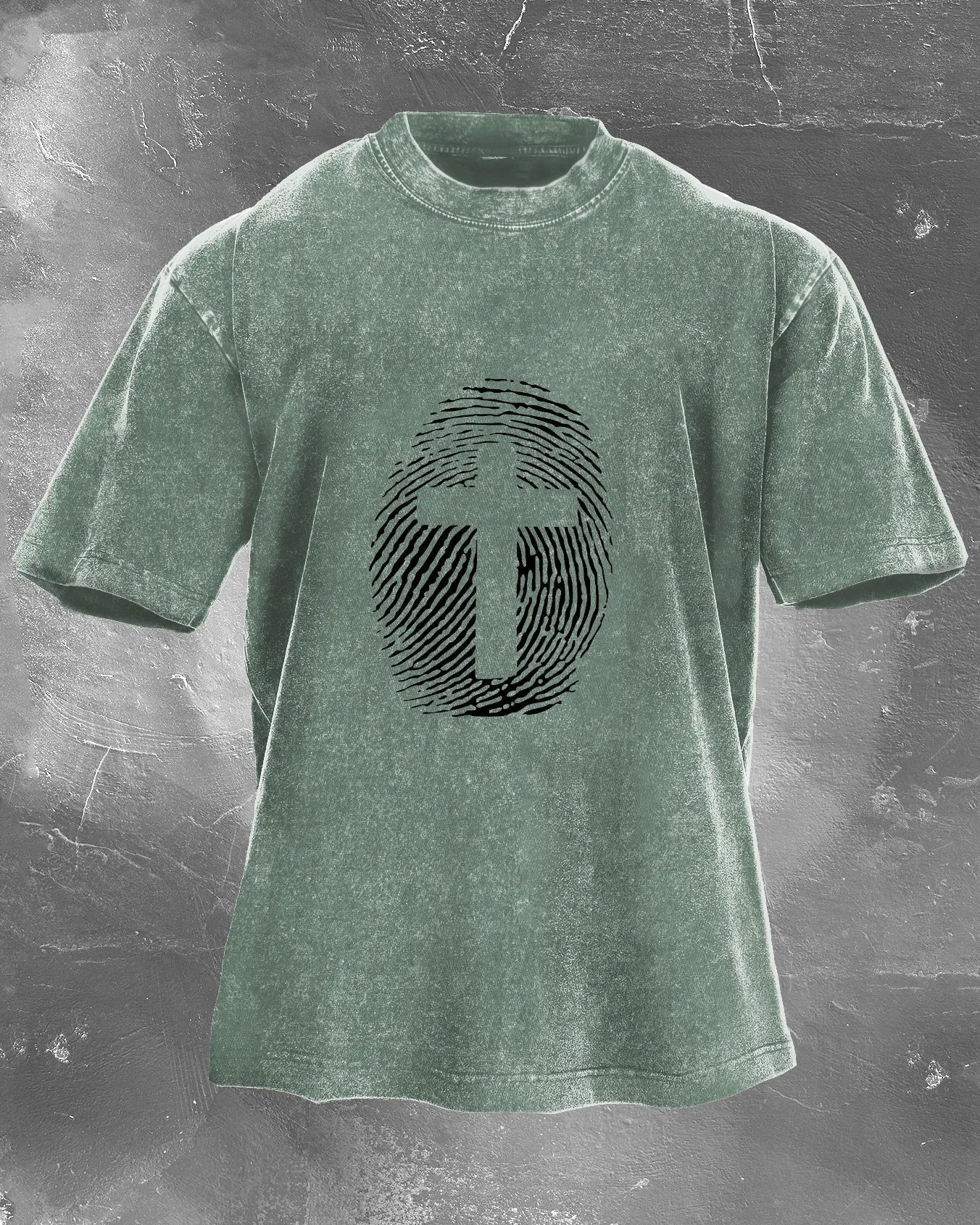 KOSZULKA CROSSED MEN'S WASHED - Ironfit PL