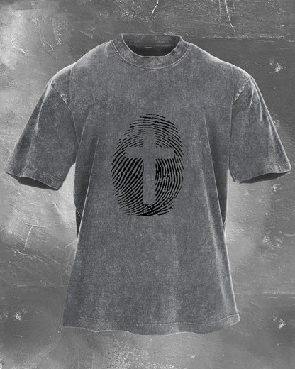 KOSZULKA CROSSED MEN'S WASHED - Ironfit PL
