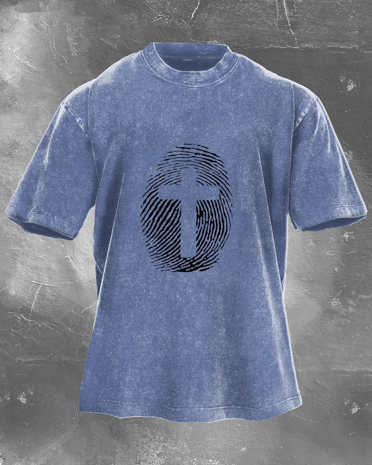 KOSZULKA CROSSED MEN'S WASHED - Ironfit PL