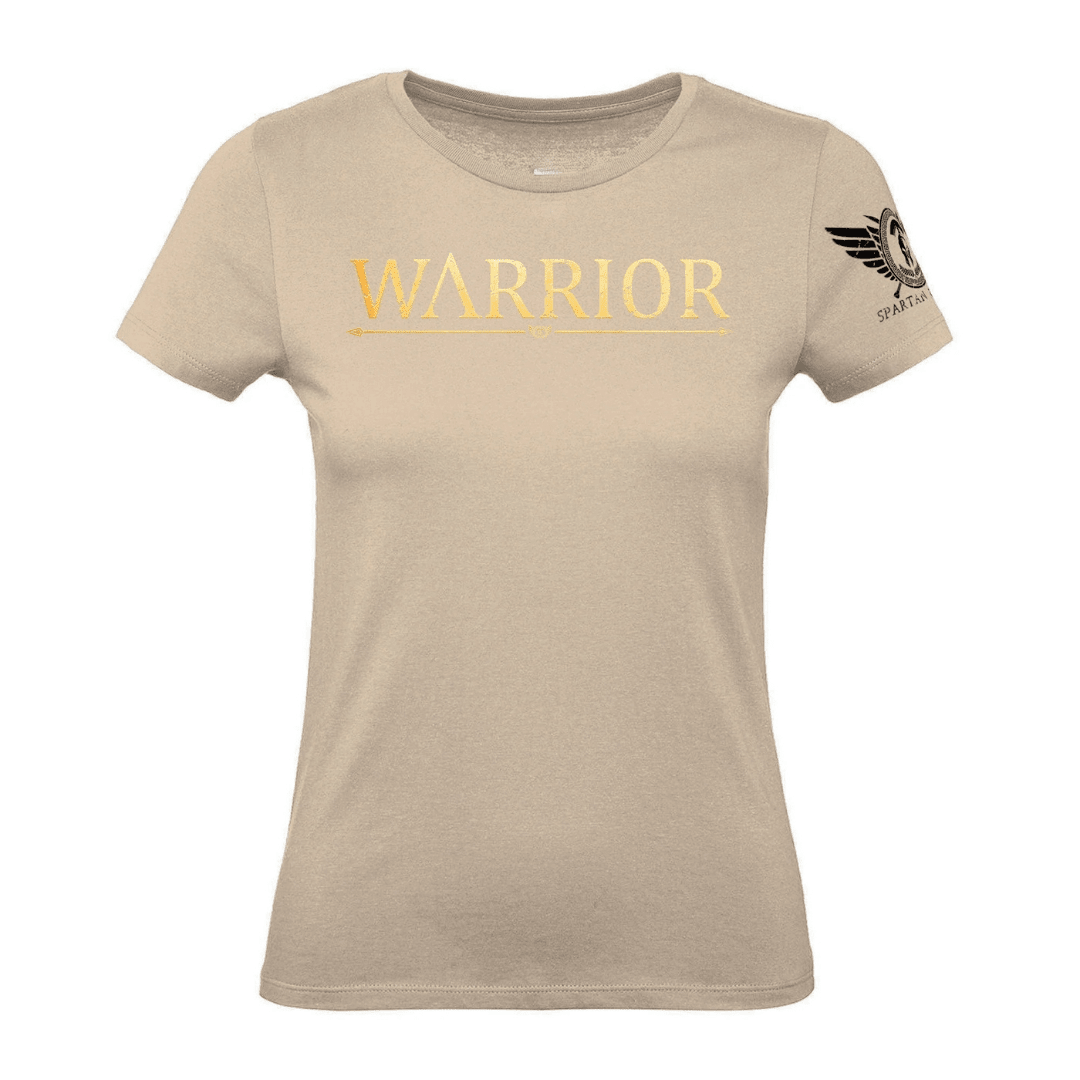 Koszulka damska Spartan Warrior Gold - Ironfit PL