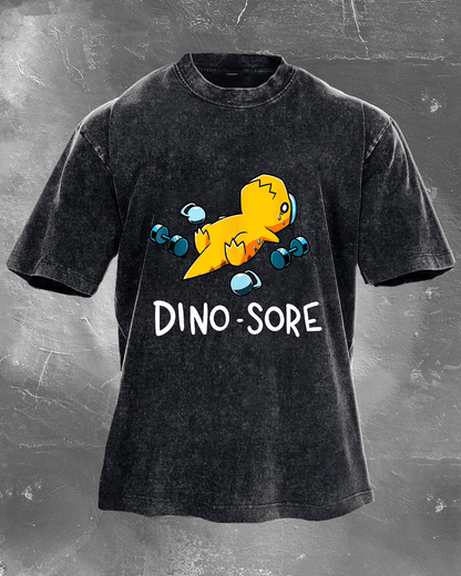 KOSZULKA DINO - SORE WASHED - Ironfit PL