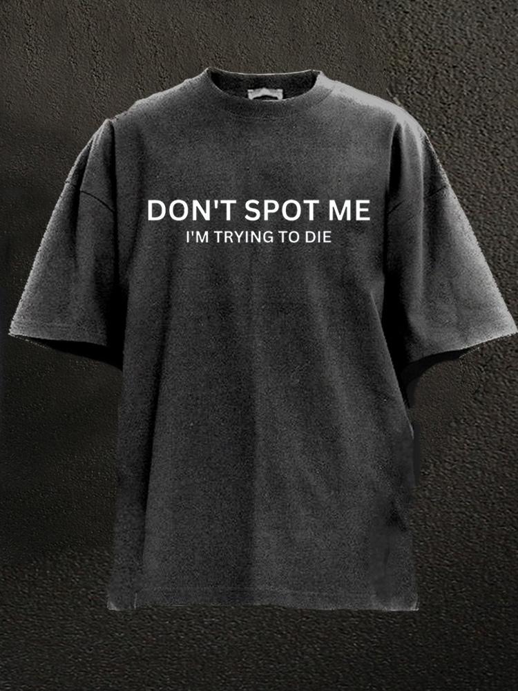 Koszulka Don't spot me Washed - Ironfit PL