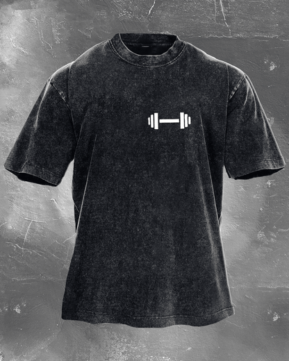 KOSZULKA DUMBBELL DADDY WASHED - Ironfit PL