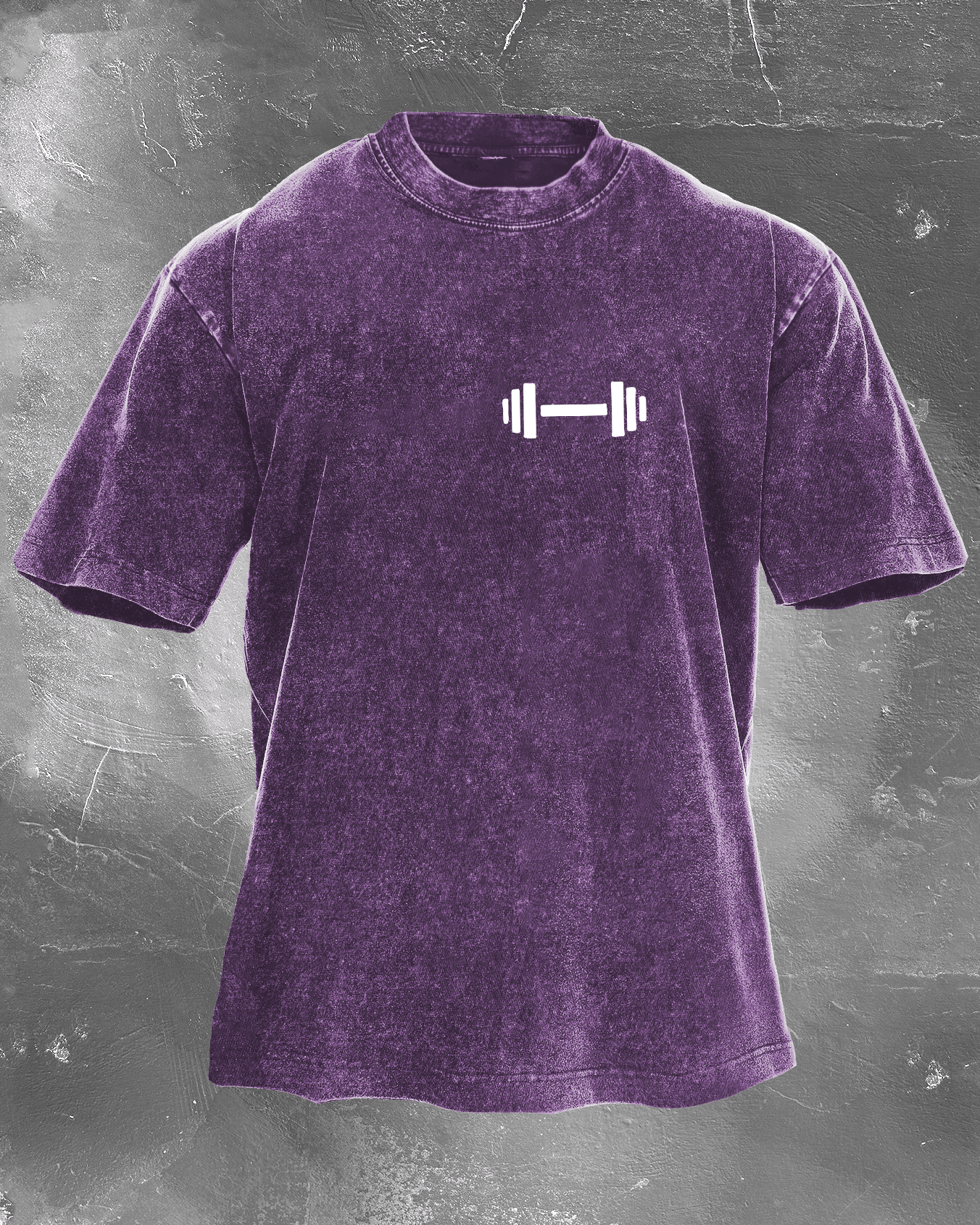 KOSZULKA DUMBBELL DADDY WASHED - Ironfit PL