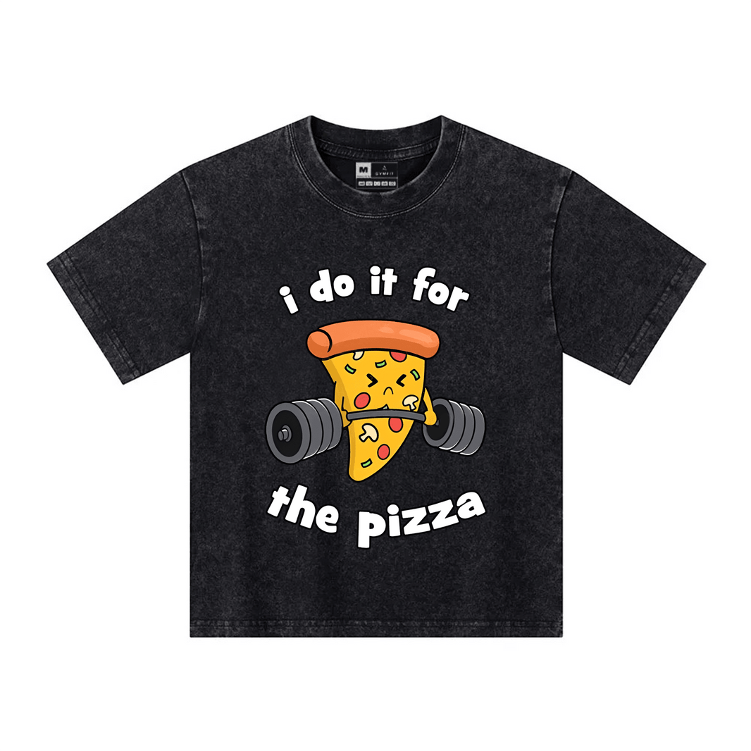 Koszulka Dziecięca I Do It For Pizza - Ironfit PL