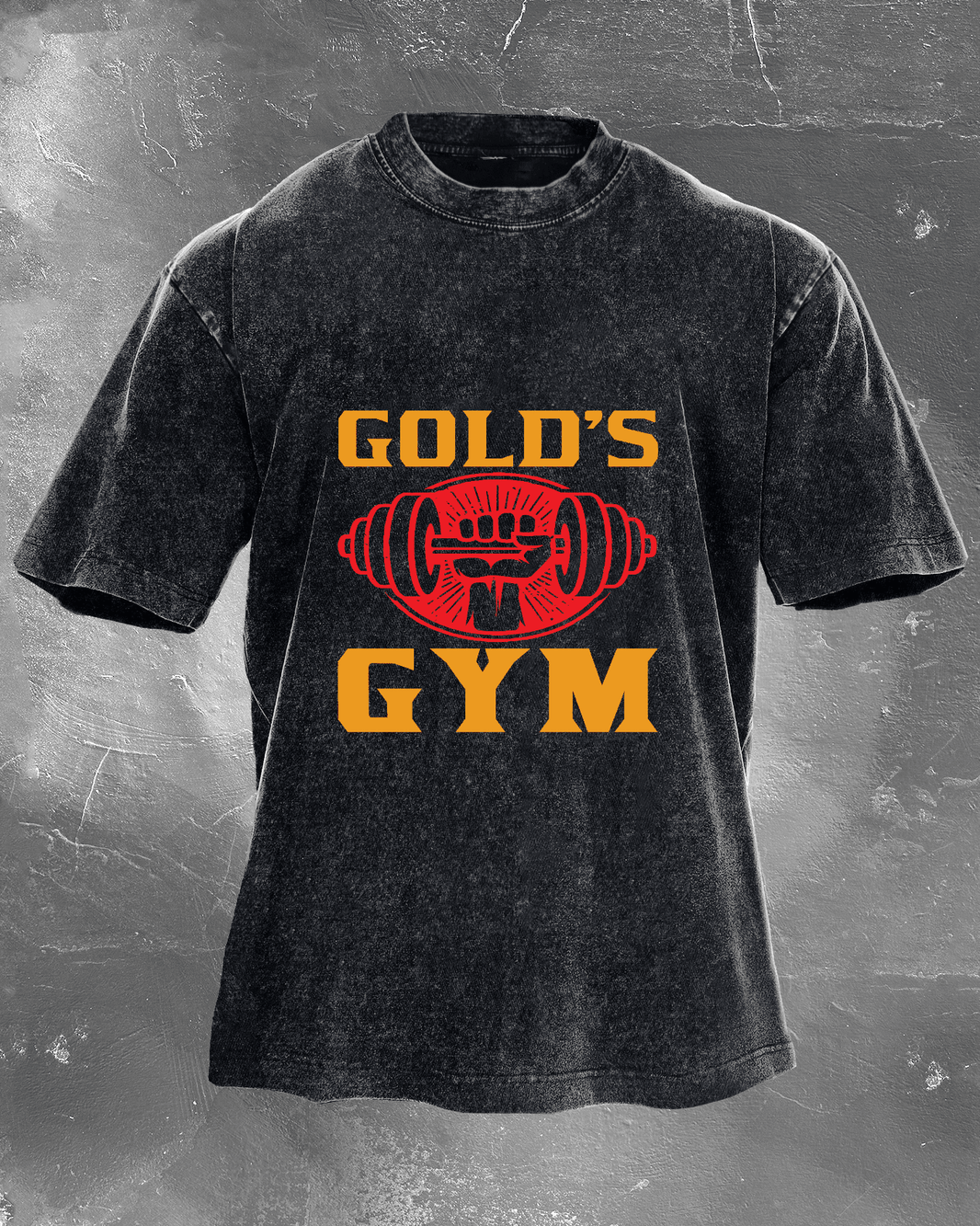 KOSZULKA GOLD´S GYM WASHED - Ironfit PL