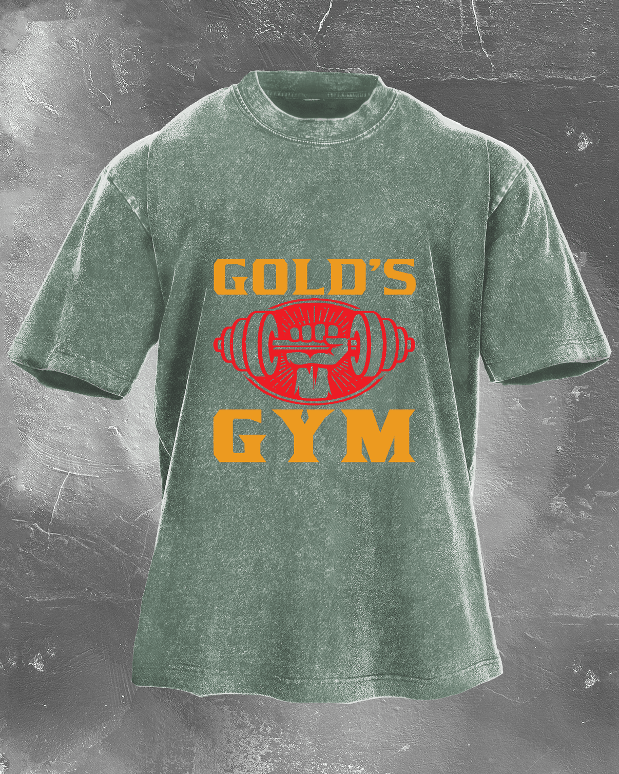 KOSZULKA GOLD´S GYM WASHED - Ironfit PL