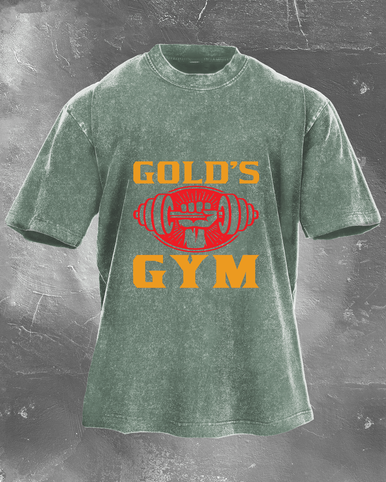 KOSZULKA GOLD´S GYM WASHED - Ironfit PL