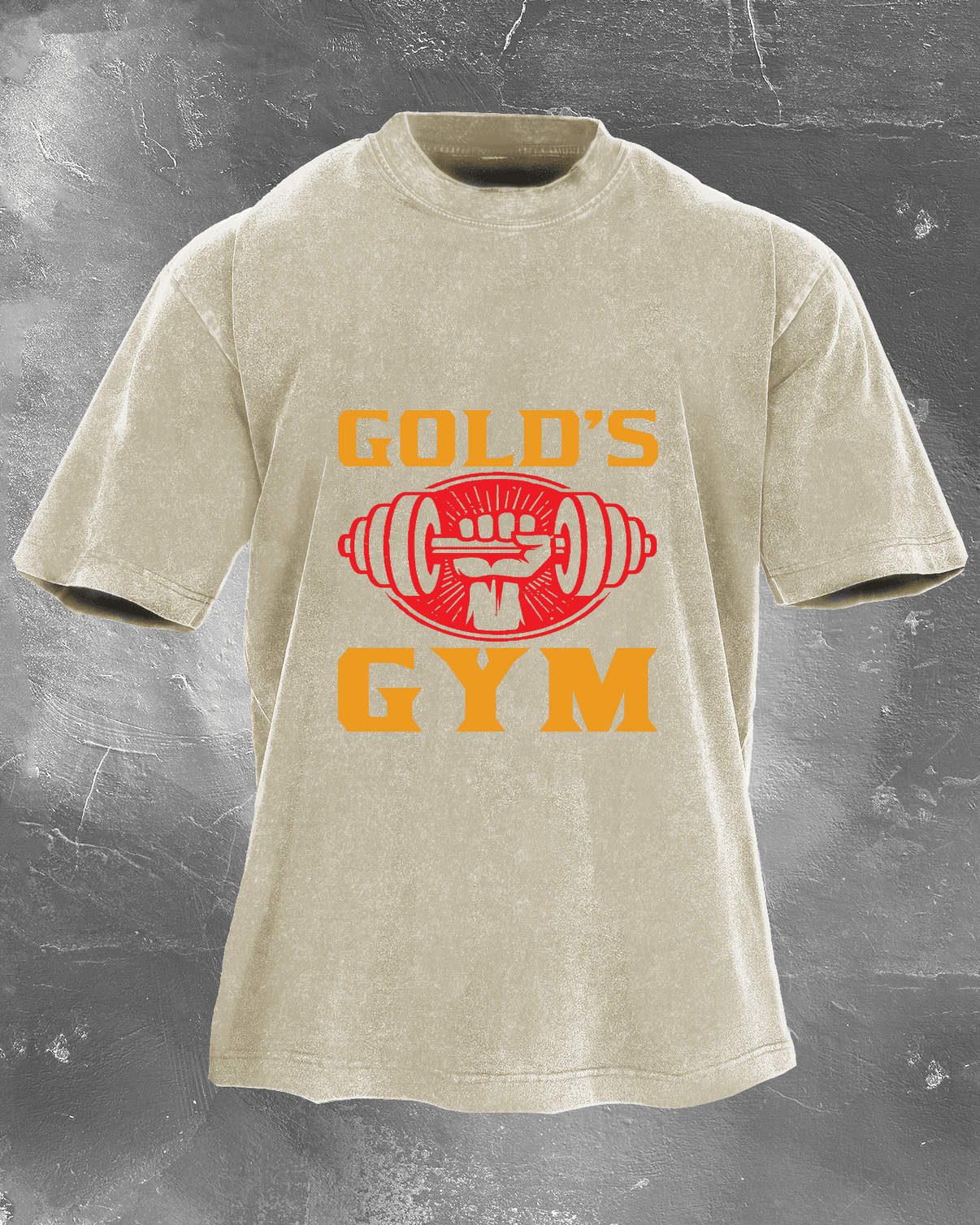 KOSZULKA GOLD´S GYM WASHED - Ironfit PL