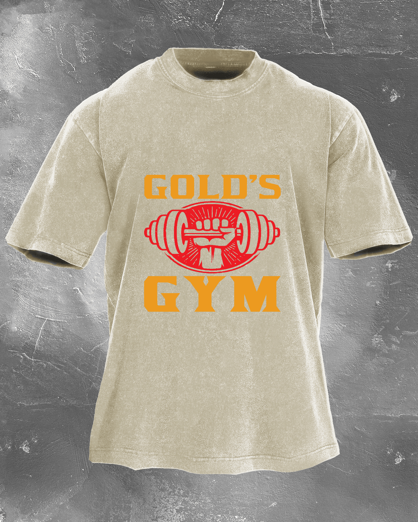 KOSZULKA GOLD´S GYM WASHED - Ironfit PL