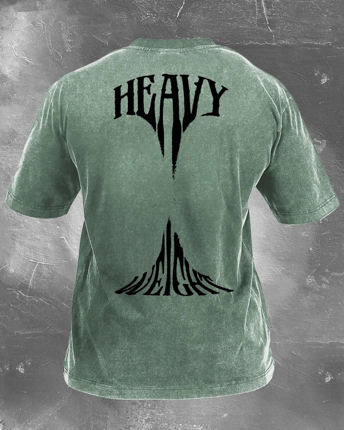 KOSZULKA HEAVY WEIGHT MEN'S WASHED - Ironfit PL