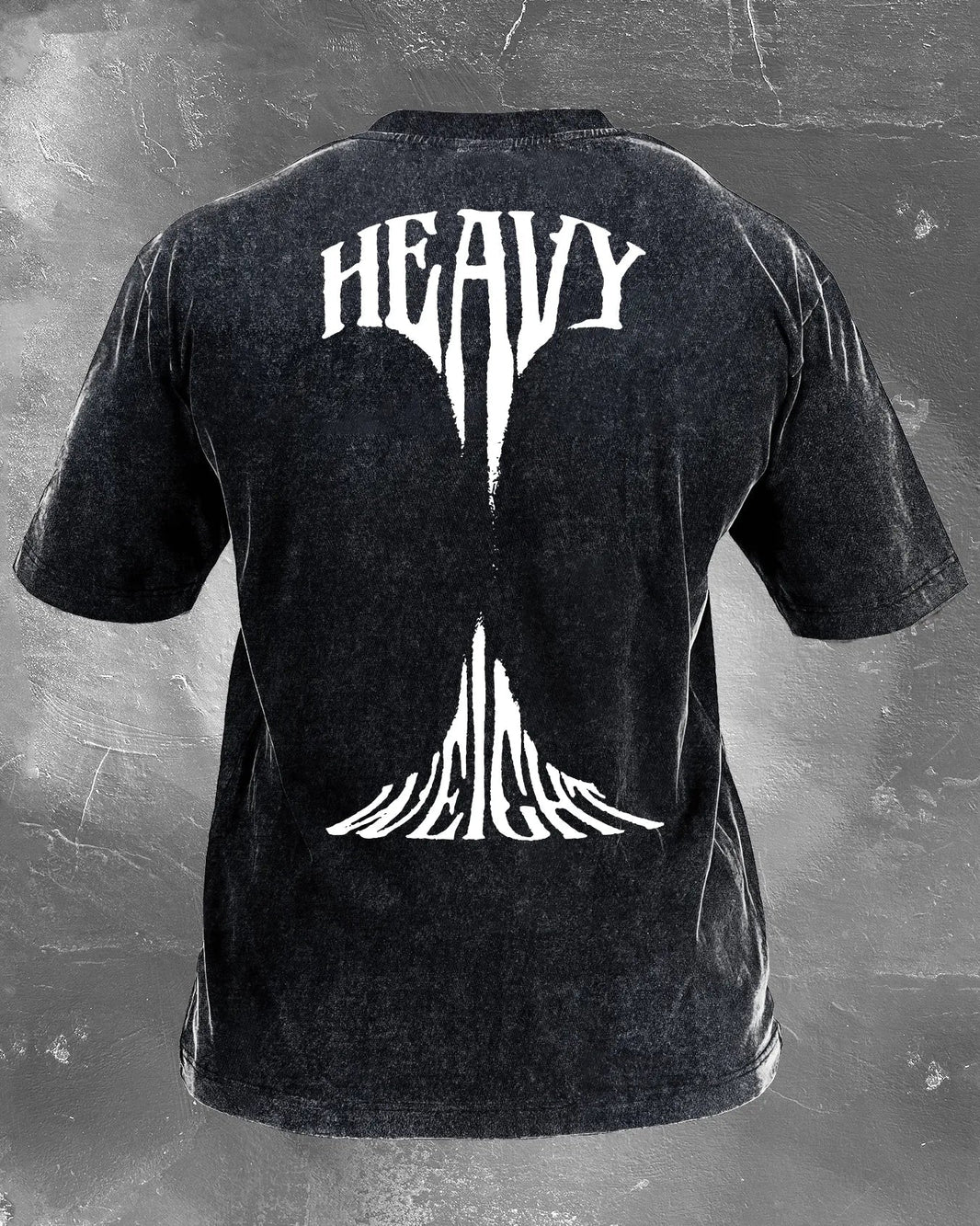 KOSZULKA HEAVY WEIGHT MEN'S WASHED - Ironfit PL