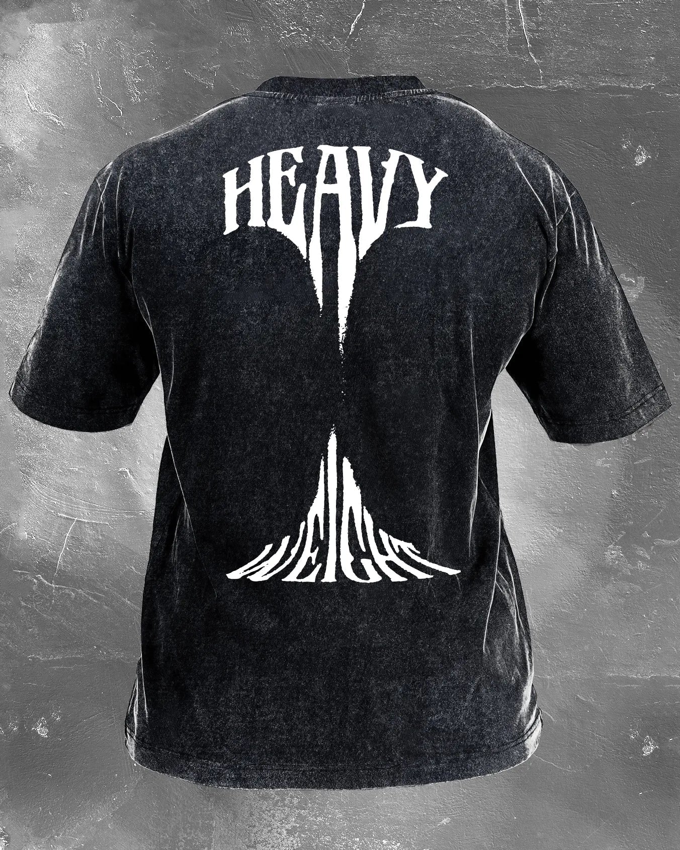 KOSZULKA HEAVY WEIGHT MEN'S WASHED - Ironfit PL