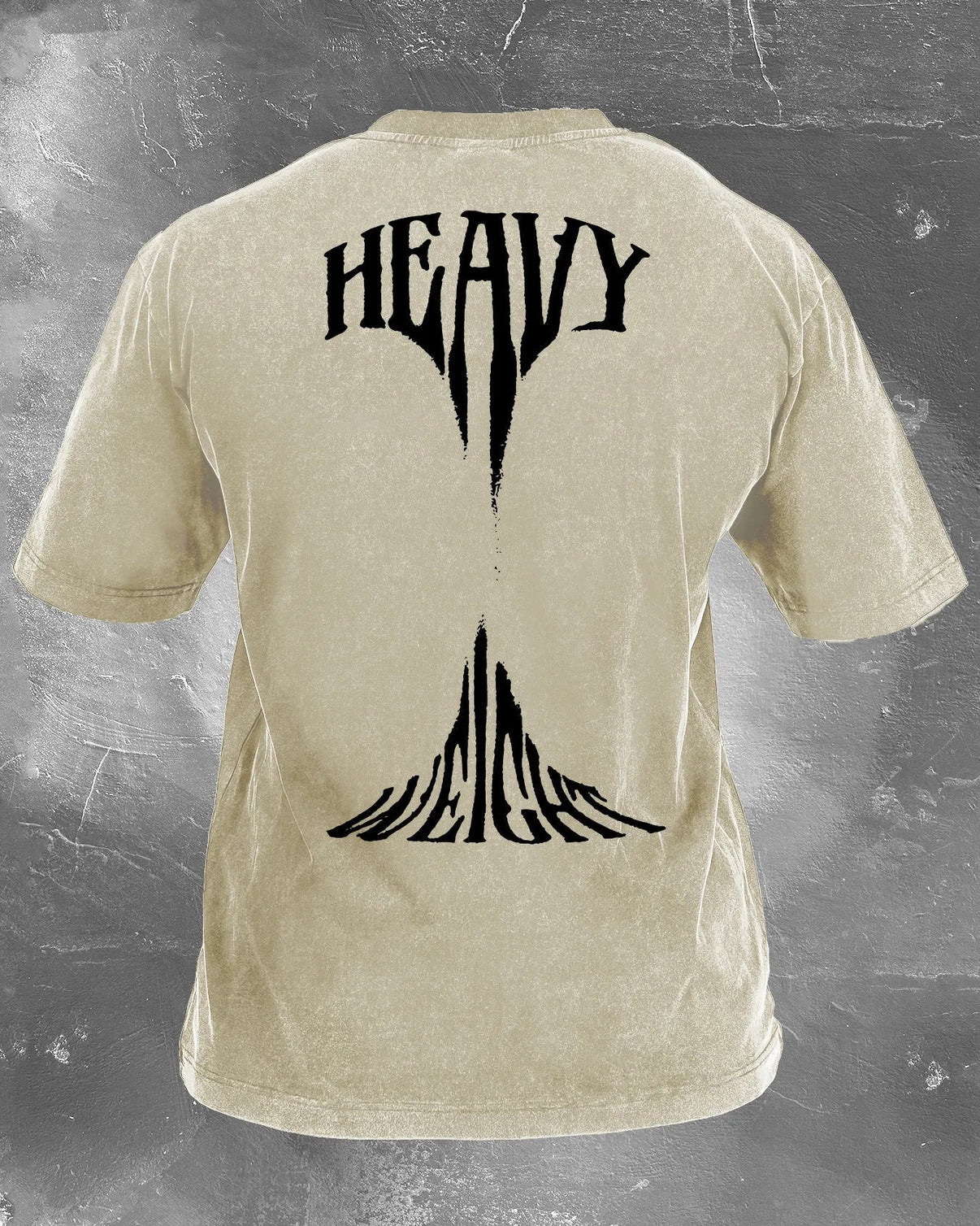 KOSZULKA HEAVY WEIGHT MEN'S WASHED - Ironfit PL