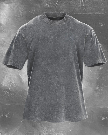 KOSZULKA HEAVY WEIGHT MEN'S WASHED - Ironfit PL
