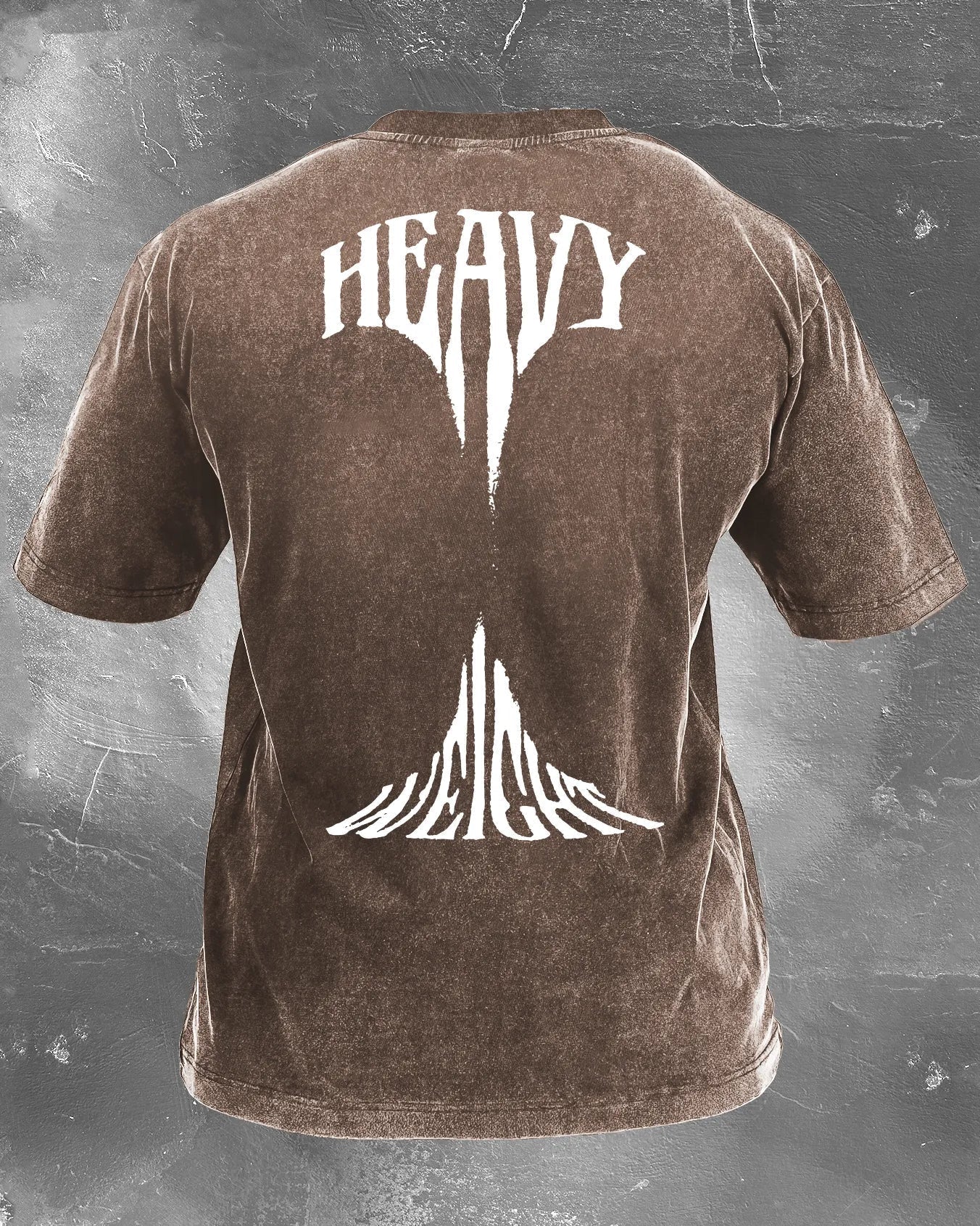KOSZULKA HEAVY WEIGHT MEN'S WASHED - Ironfit PL