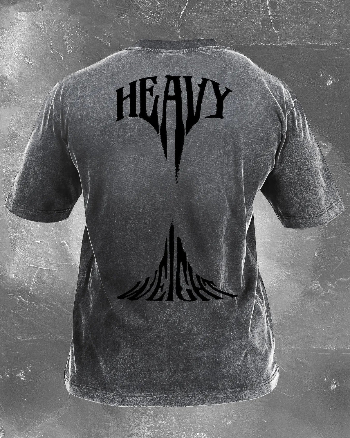 KOSZULKA HEAVY WEIGHT MEN'S WASHED - Ironfit PL