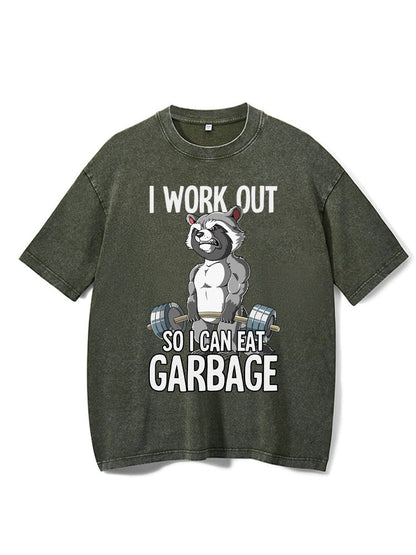 Koszulka I workout so I can eat garTorbae - Ironfit PL