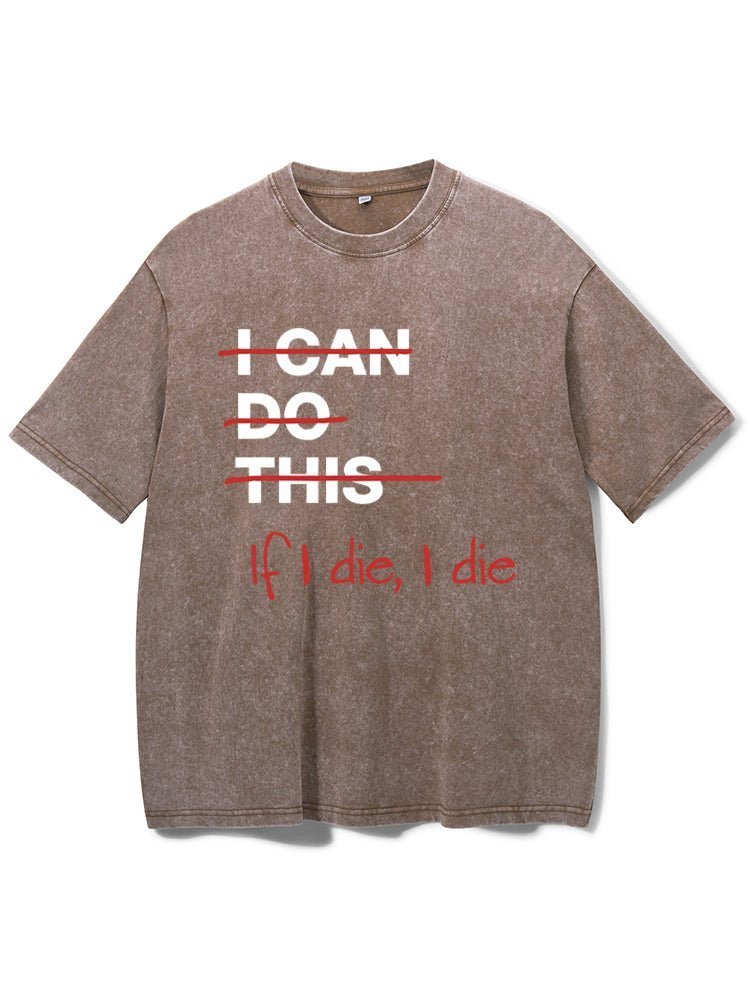 Koszulka If I die I die - Ironfit PL