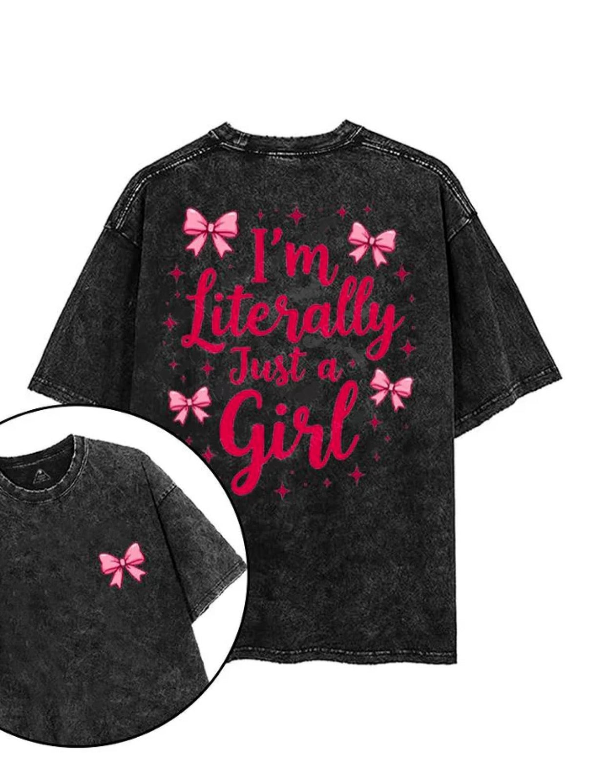 KOSZULKA I'M LITERALLY JUST A GIRL - Ironfit PL