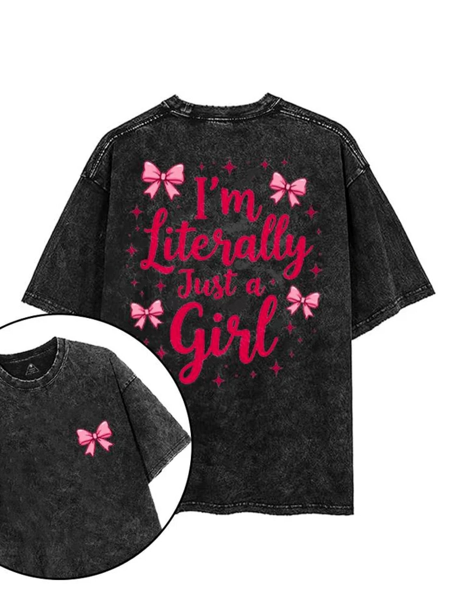 KOSZULKA I'M LITERALLY JUST A GIRL - Ironfit PL