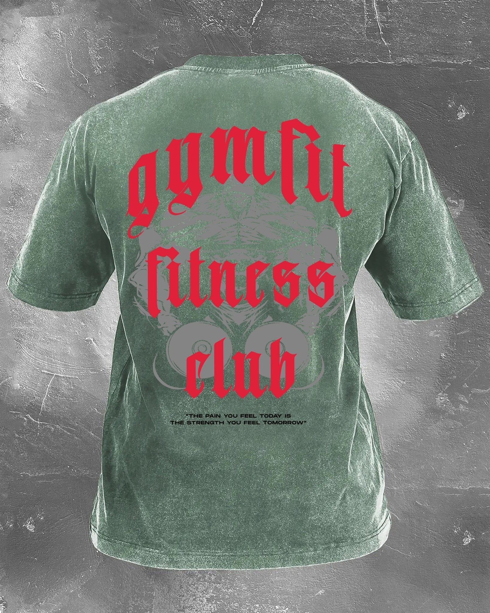 KOSZULKA IRONFIT FITNESS CLUB WASHED - Ironfit PL