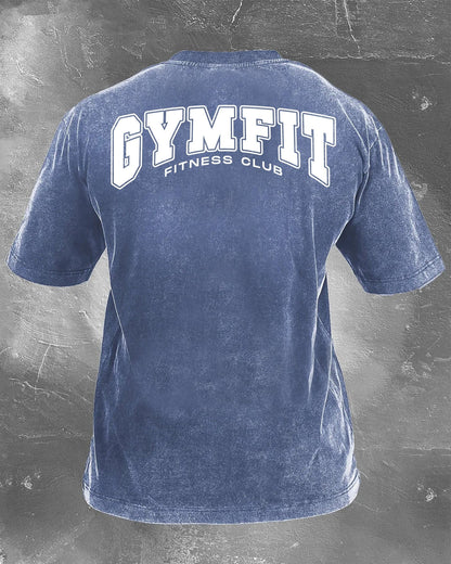 KOSZULKA IRONFIT FITNESS CLUB WASHED - Ironfit PL