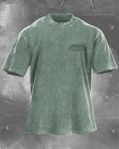 KOSZULKA IRONFIT FITNESS CLUB WASHED - Ironfit PL