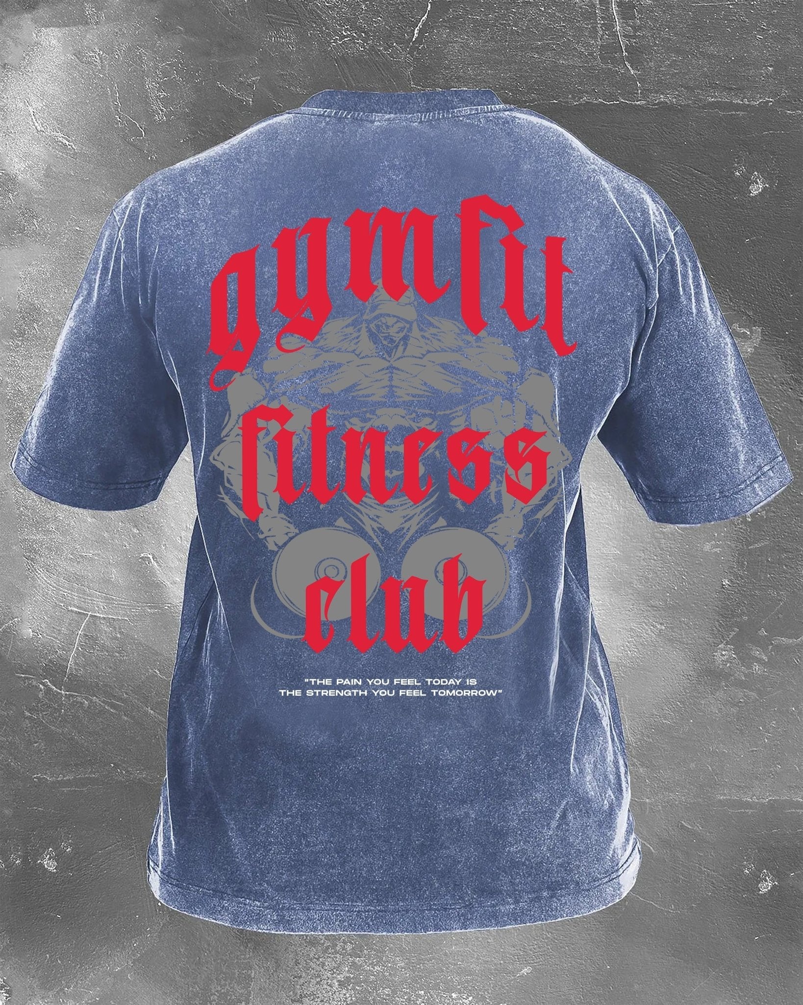 KOSZULKA IRONFIT FITNESS CLUB WASHED - Ironfit PL