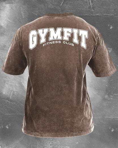 KOSZULKA IRONFIT FITNESS CLUB WASHED - Ironfit PL